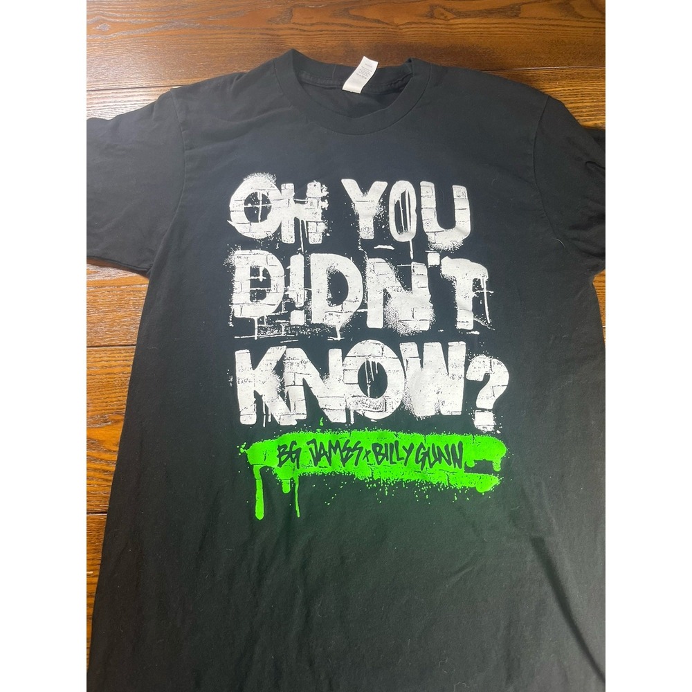 New Age Outlaws Oh You Didnt Know DX WWF Wrestling T Shirt Sz M Black Billy Gunn